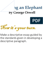 Shooting An Elephant: by George Orwell