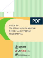 Guide To Starting and Managing Needle and Syringe Programmes