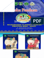 Buku Panduan MTQ Provinsi Riau Xxxvi