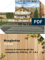 Tata Ibadah Minggu Iv