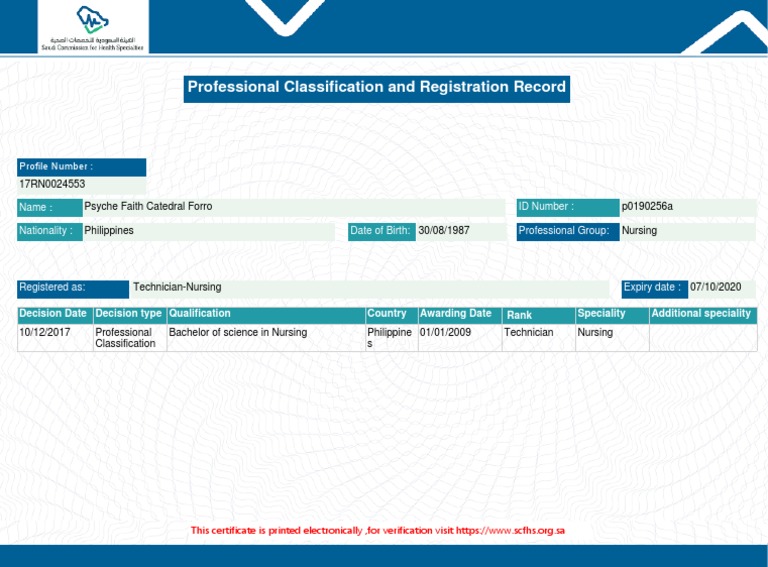 Professional Re-Registration PDF | PDF