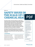 Safety Issues in The Scaleup of Chemical Reactions PDF