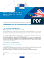 Factsheet Travel in Brexit NoDealCase PDF