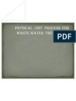 Physical Unit Process For Waste Water Treatment
