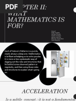 Chapter II: What Is Mathematics For?