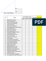 Daftar Nilai Keterampilan