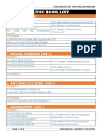 UPSC Book List For English Medium by SANKETKUMAR SUTHAR