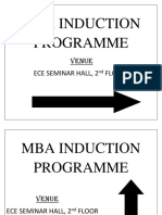 Mba Induction Programme