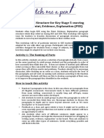 Paragraph Structure For Key Stage 5: Moving Beyond Point, Evidence, Explanation (PEE)