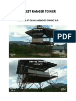 Forest Ranger Tower: Located at Gasa, Lakewood Zambo Sur