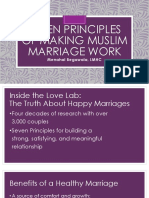 SEVEN PRINCIPLES FOR BUILDING A STRONG MUSLIM MARRIAGE