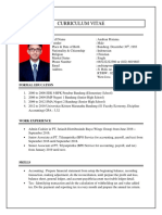 Curriculum Vitae - Andrian Pratama