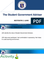 The Student Government Adviser: Nestogyn S. Ilaya