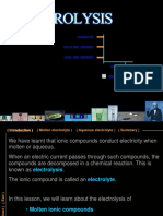 Electrolysis