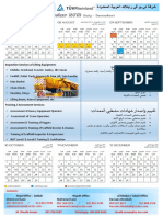 TÜV Rheinland Arabia Services Calendar