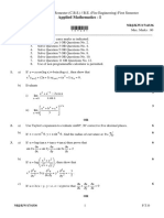 Be 1 Sem Applied Mathematics 1 Winter 2017