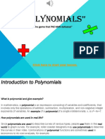 POLYNOMIALS Carl CM