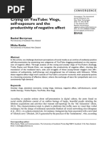 Jurnal Crying on Youtube