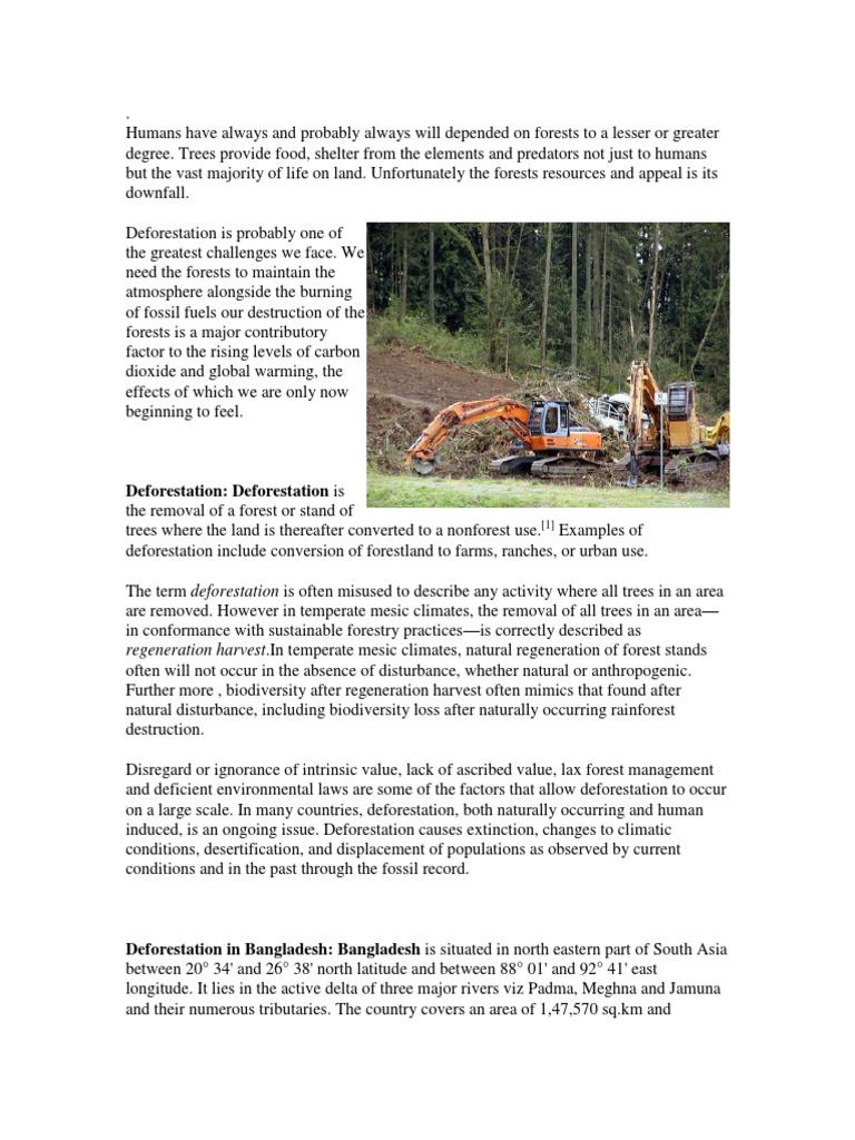 Deforestation Pdf Pdf Deforestation Habitat Destruction