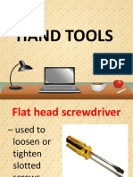 Hand Tools in Computer 