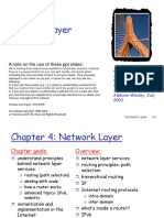 Network Layer: A Note On The Use of These PPT Slides