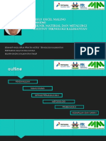 Refly Excel Malino - Analisa KASUS Korosi PADA Sistem Perpipaan, Dengan Konten PRODUCED WATER DI BADAK Gas PLANt PT - Pertamina Hulu Sanga-Sanga