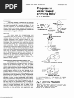 Progress in Water Based Printing Inks