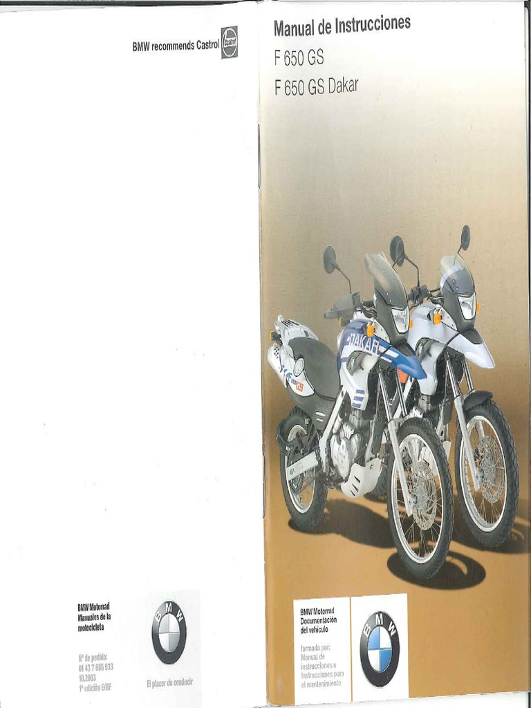 2007 BMW F650GS SERVICE MANUAL PDF visual data 6