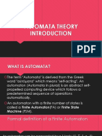 Automata Theory Introduction