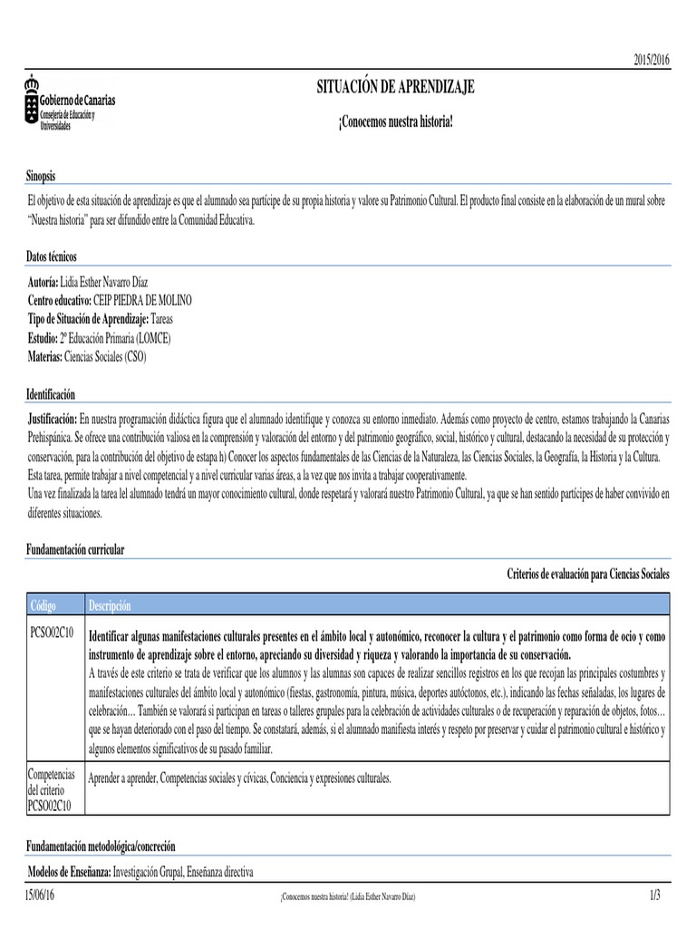 situaci-n-de-aprendizaje-conocemos-nuestra-historia-canarias-pdf