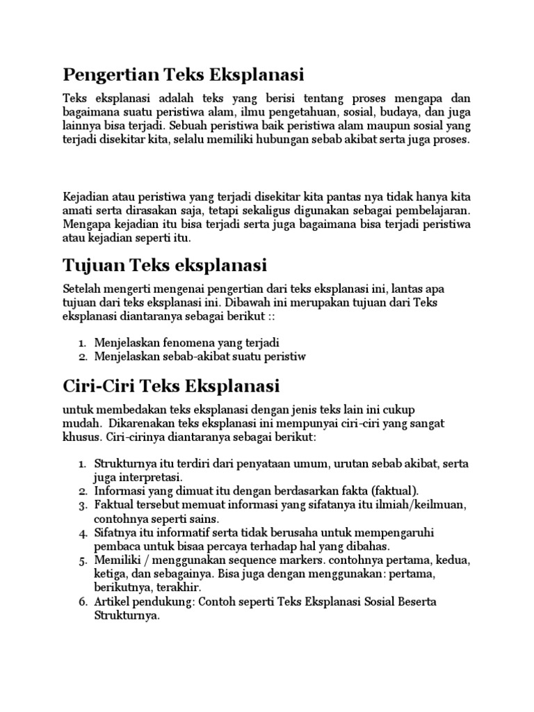 Teks Eksplanasi Kemiskinan Urutkan Teks Eksplanasi Tersebut Berdasarkan Pokok Pokok Bagian Teks Brainly Co Id