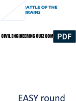 PLV Ce Battle of The Brains: Civil Engineering Quiz Competition