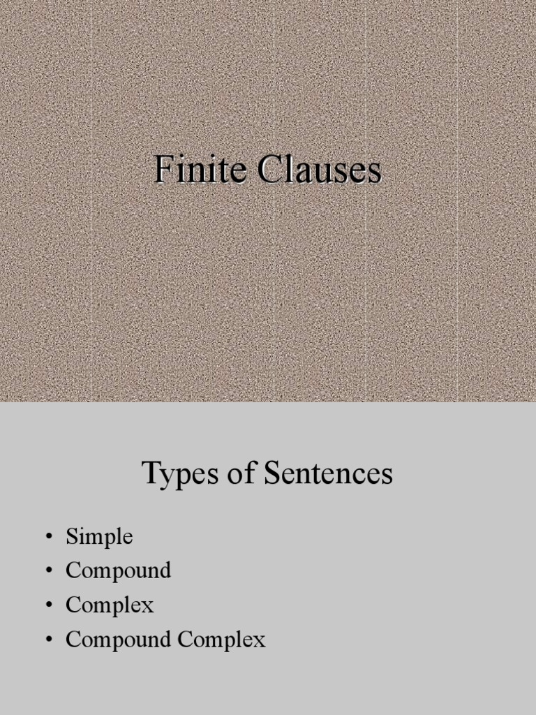 Clauses PDF Clause Sentence (Linguistics)