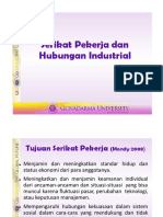 Serikat Pekerja Dan Hubungan Industrial