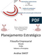 Declarações e Análise SWOT