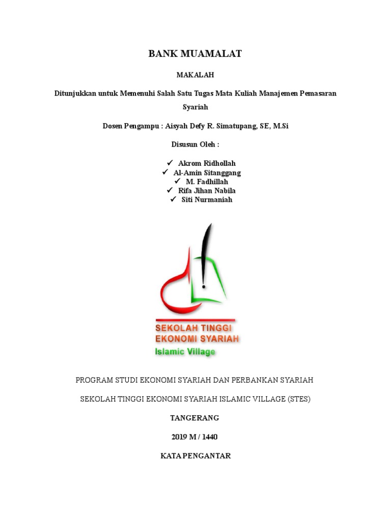 Makalah Bank Muamalat