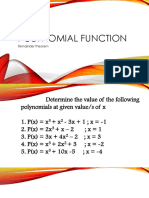 Remainder and Factor Theorem DLP