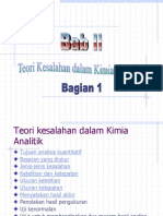 [Pertemuan II] Teori Kesalahan 1