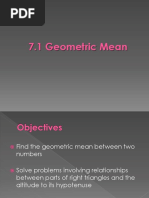 7.1 Geometric Mean