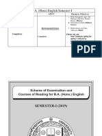 B.A. Hons. English Semester - I PDF