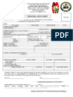 DX7RC Personal Data Sheet 2016