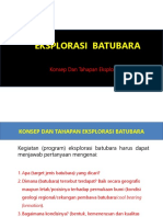 Tahap Eksplorasi Batubara