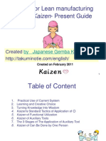 Kaizen For Lean Manufacturing Chap3: Kaizen-Present Guide: by Japanese Gemba Kaizen Web