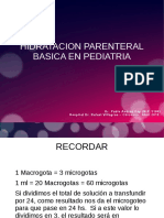 Hidratación Parenteral Básica en Pediatria - Odp