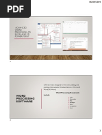 Lesson 3 - Advanced Word Processing, Excel and Powerpoint