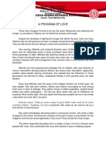 A Program of Love: Francisco Osorio National High School