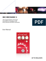 Mic Mechanic 2: User Manual