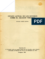 Estado Actual sobre los estudios del Aragón  Visigodo