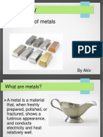Chemistry: Properties of Metals