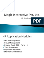 HR Application Features